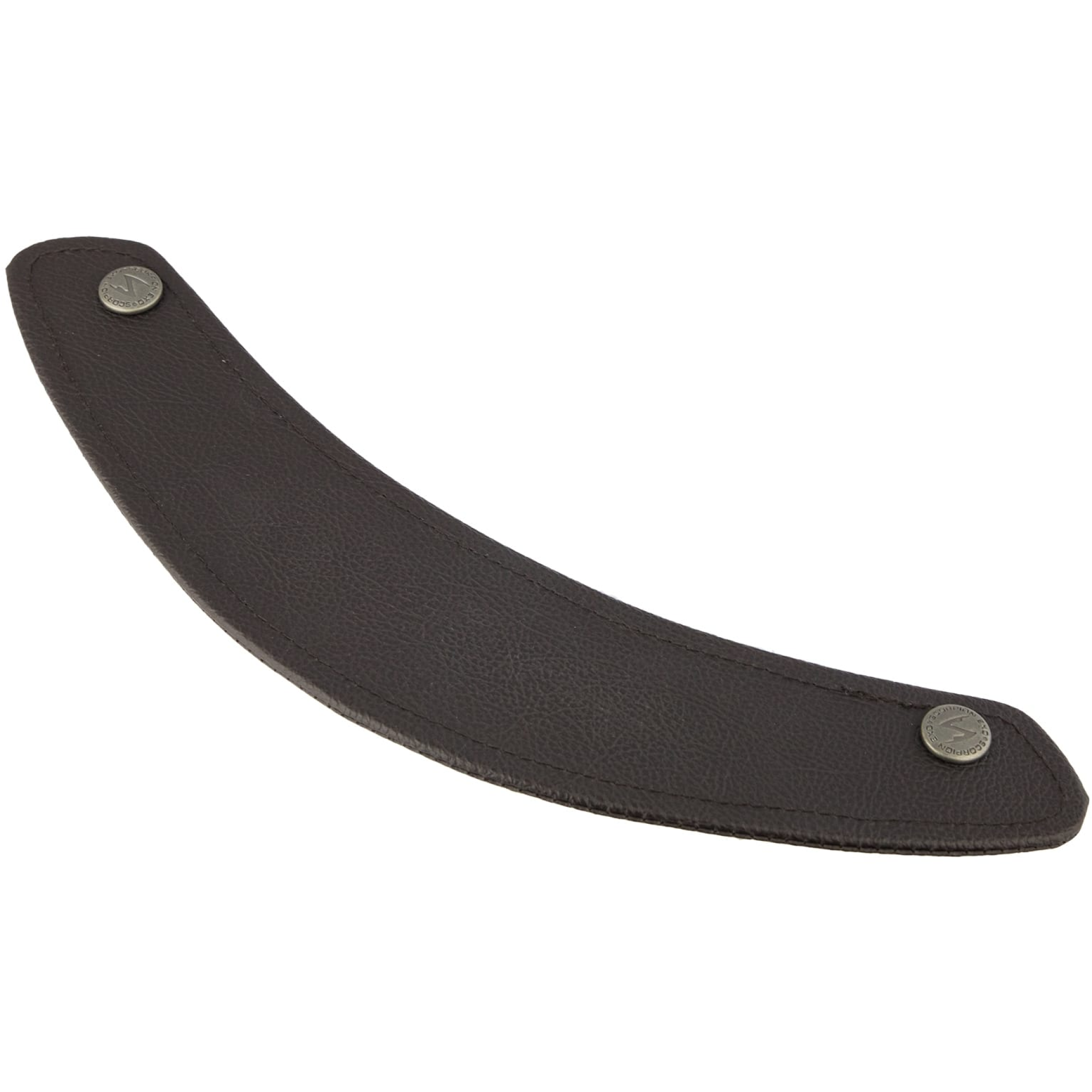 Casquette Scorpion 3 Pression Simili Cuir Marron