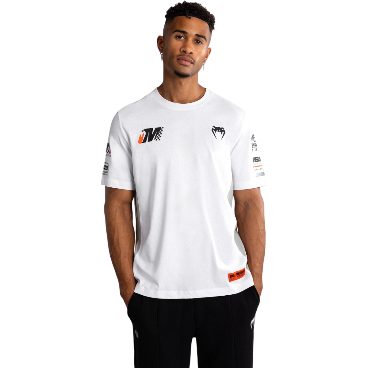 TSHIRT VENUM MOTORSPORT L/SNOW BLANC