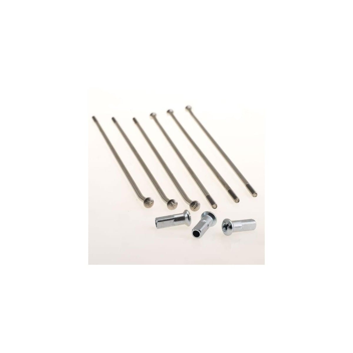 Jeu De Rayons Haan Wheels 16" Argent/Têtes De Rayons Argent 32 Pièces 1076309002