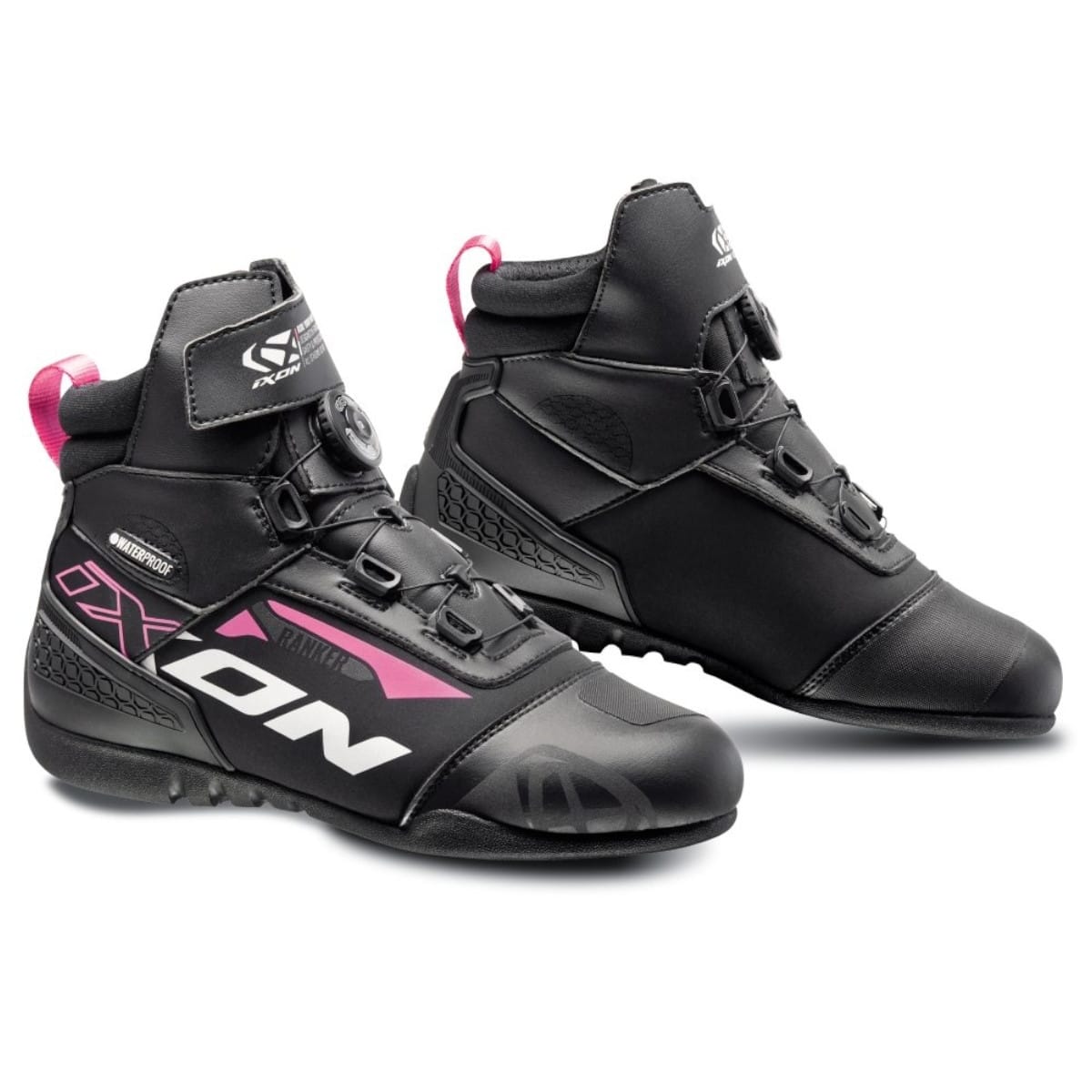 BASKET IXON RANKER LADY WP 36/NOIR BLANC FUSHIA