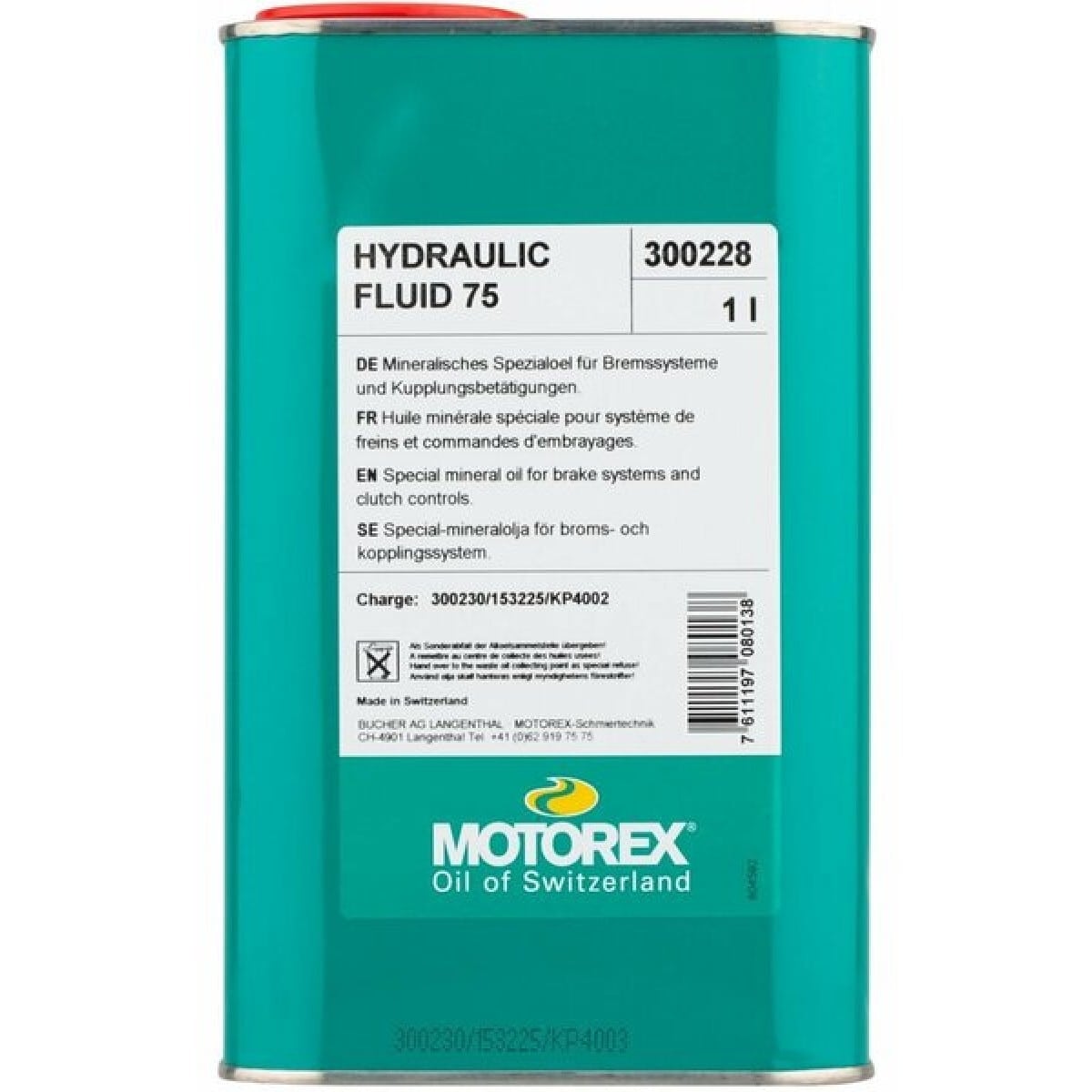 Fluide De Transmission Motorex Hydraulic Fluid 75 1L