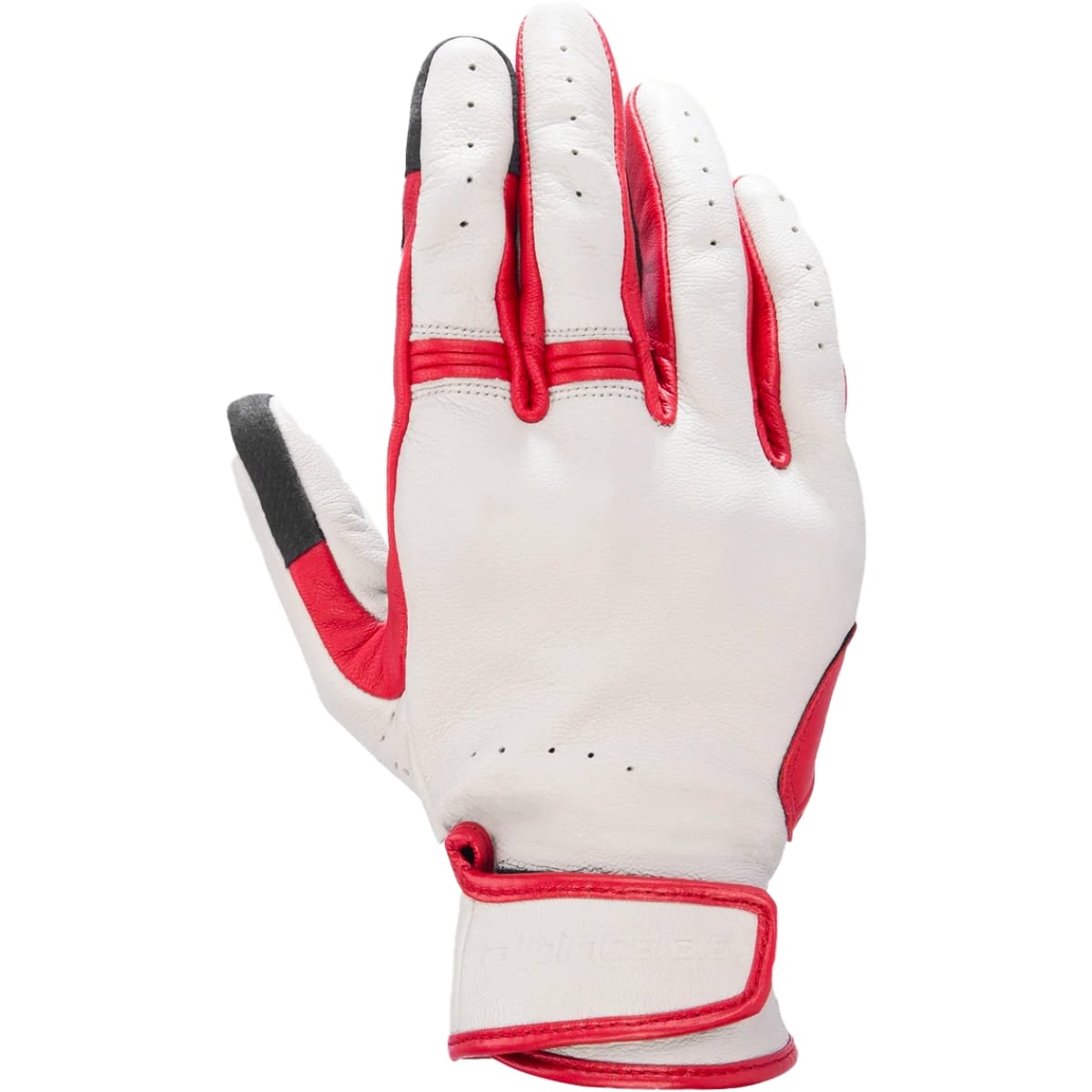 GANTS ALPINESTARS DYNO LEATHER ÉCRU ROUGE / 2XL