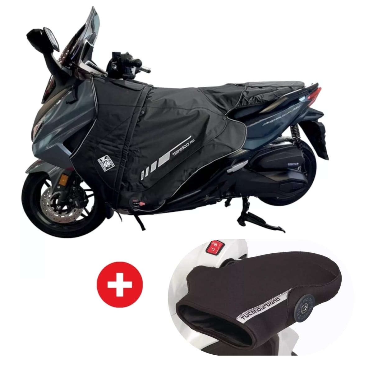Pack Tucano Urbano Tablier R238 Pro + Manchons R363 Honda Forza 125/350 (2023+)