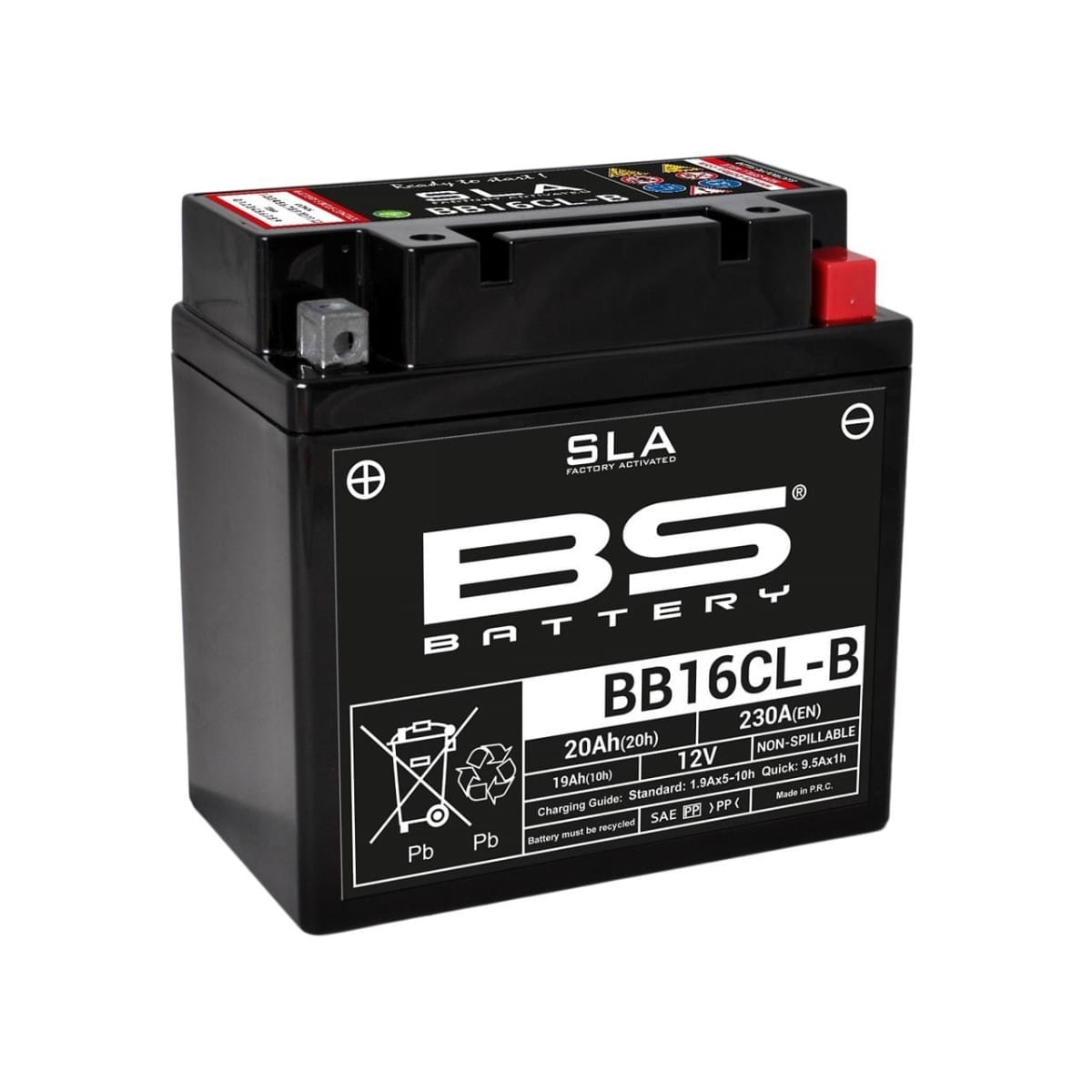 Batterie BS BATTERY BB16CL-B SLA sans entretien activée usine