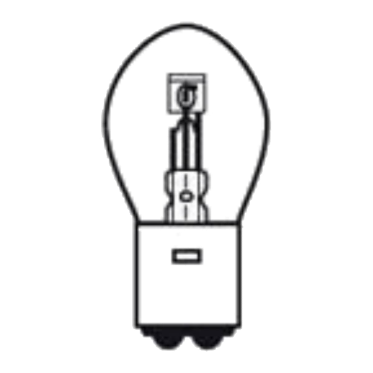Ampoule LA03 Chaft 12V-15/5W Blanc