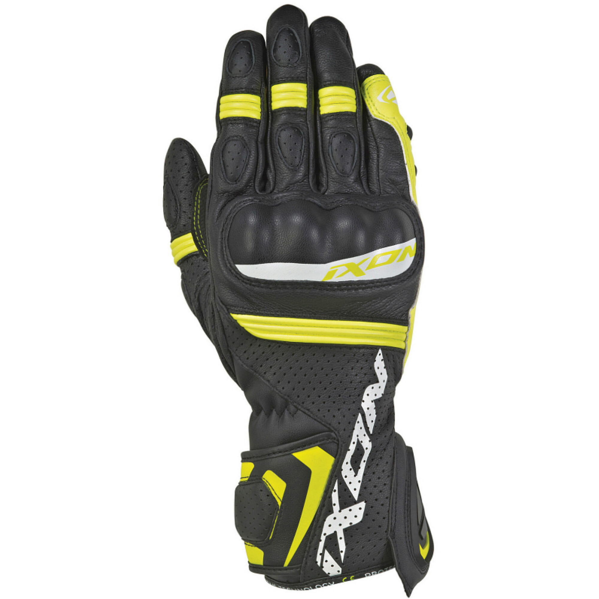 Gants Ixon RS Tempo Air Noir Jaune Vif - 2XL