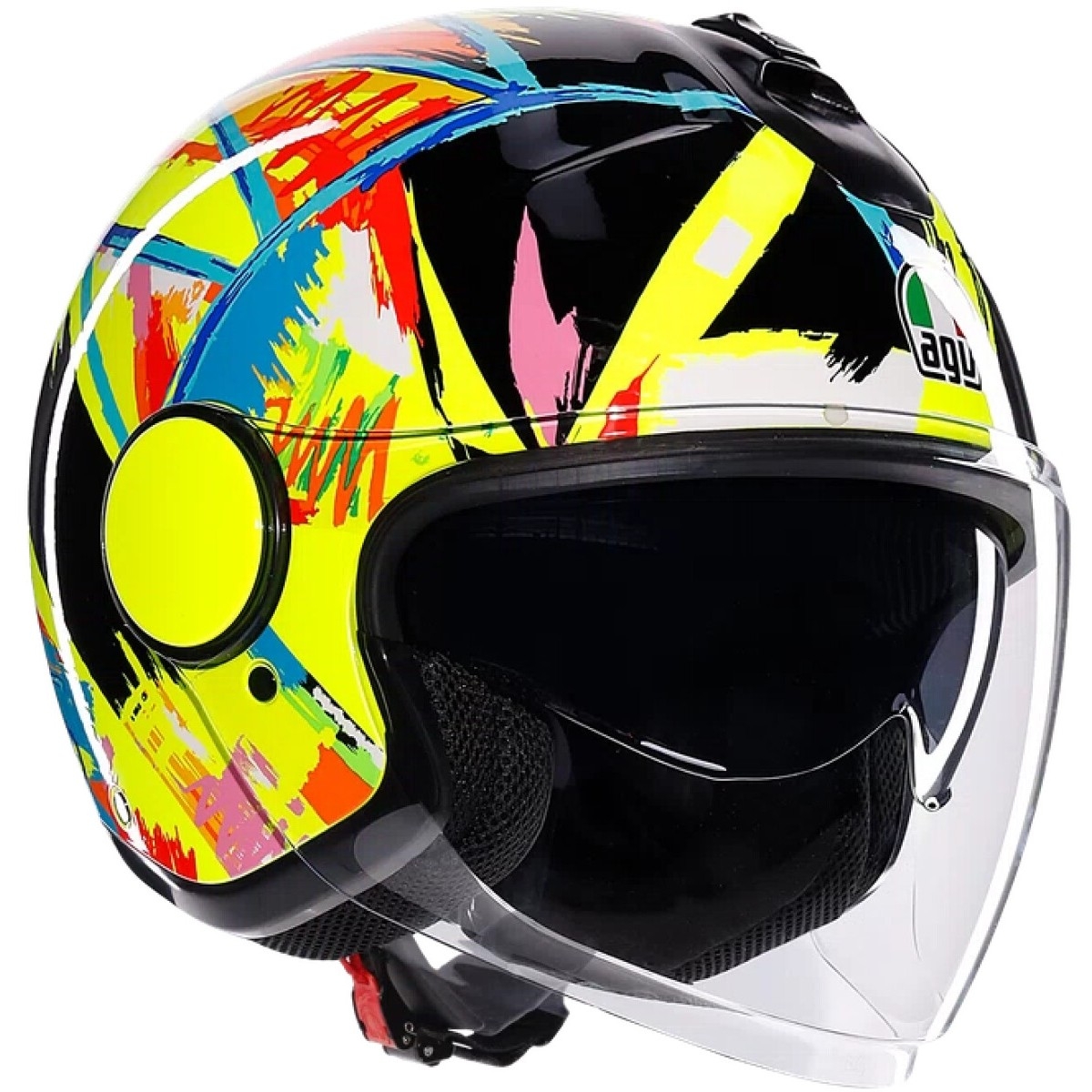CASQUE AGV ETERES ROSSI WINTER TEST 2019 MULTICOLORE / XS