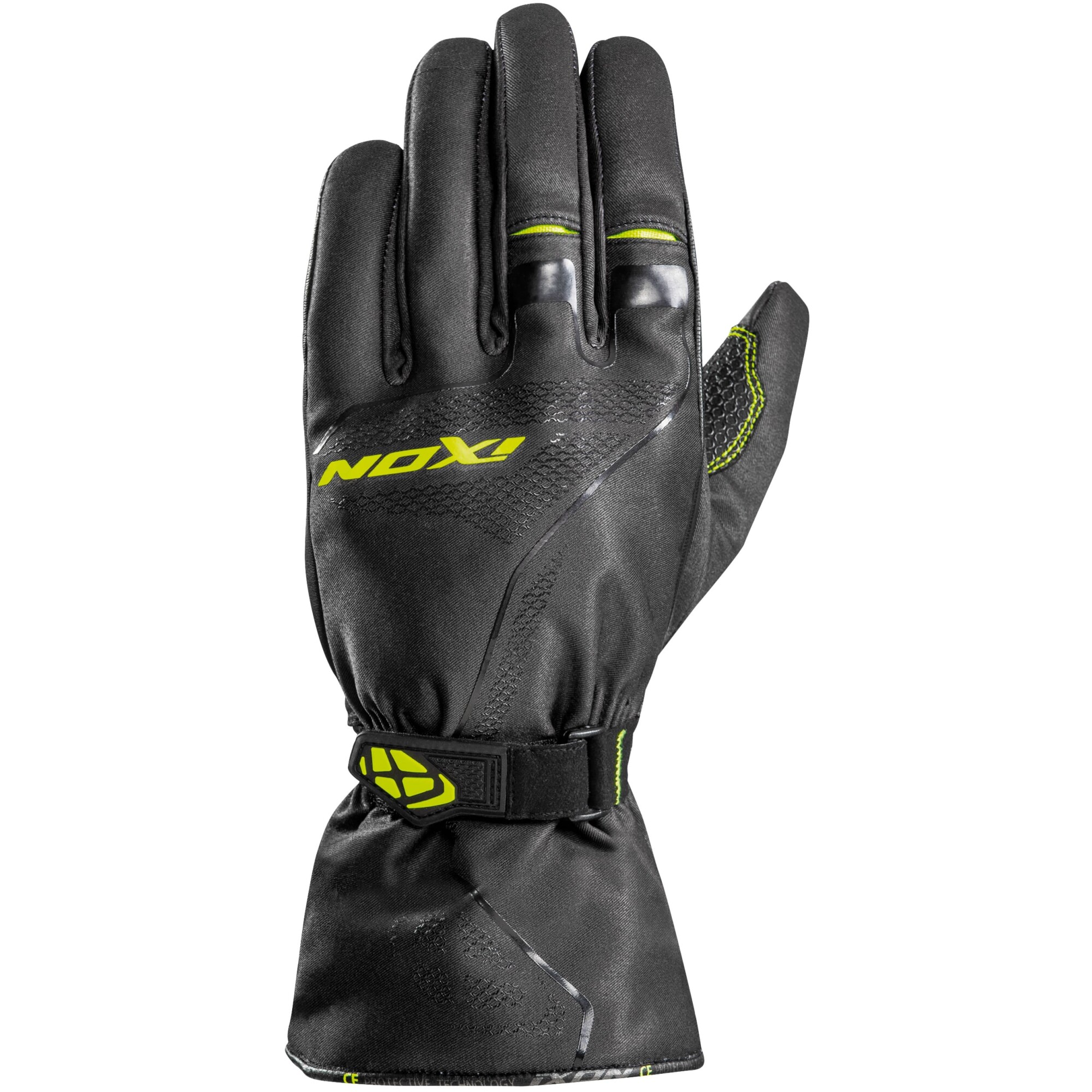 Gants Ixon Pro Indy Anthracite Jaune Vif - 2XL
