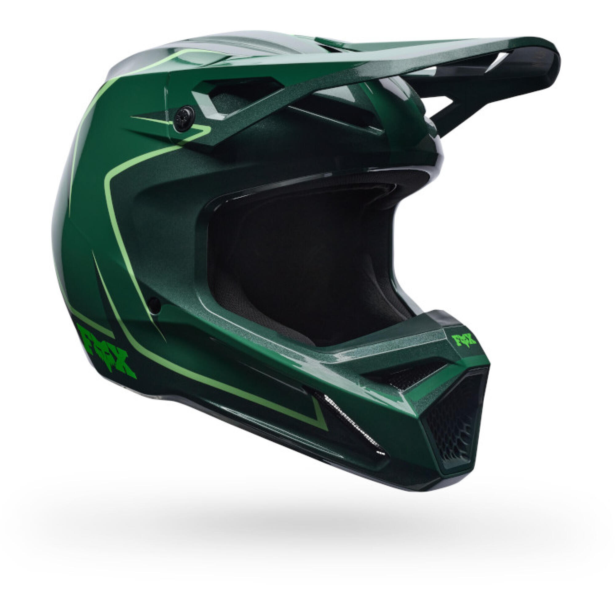 Casque Cross Fox V1 Raid Vert - 2XL