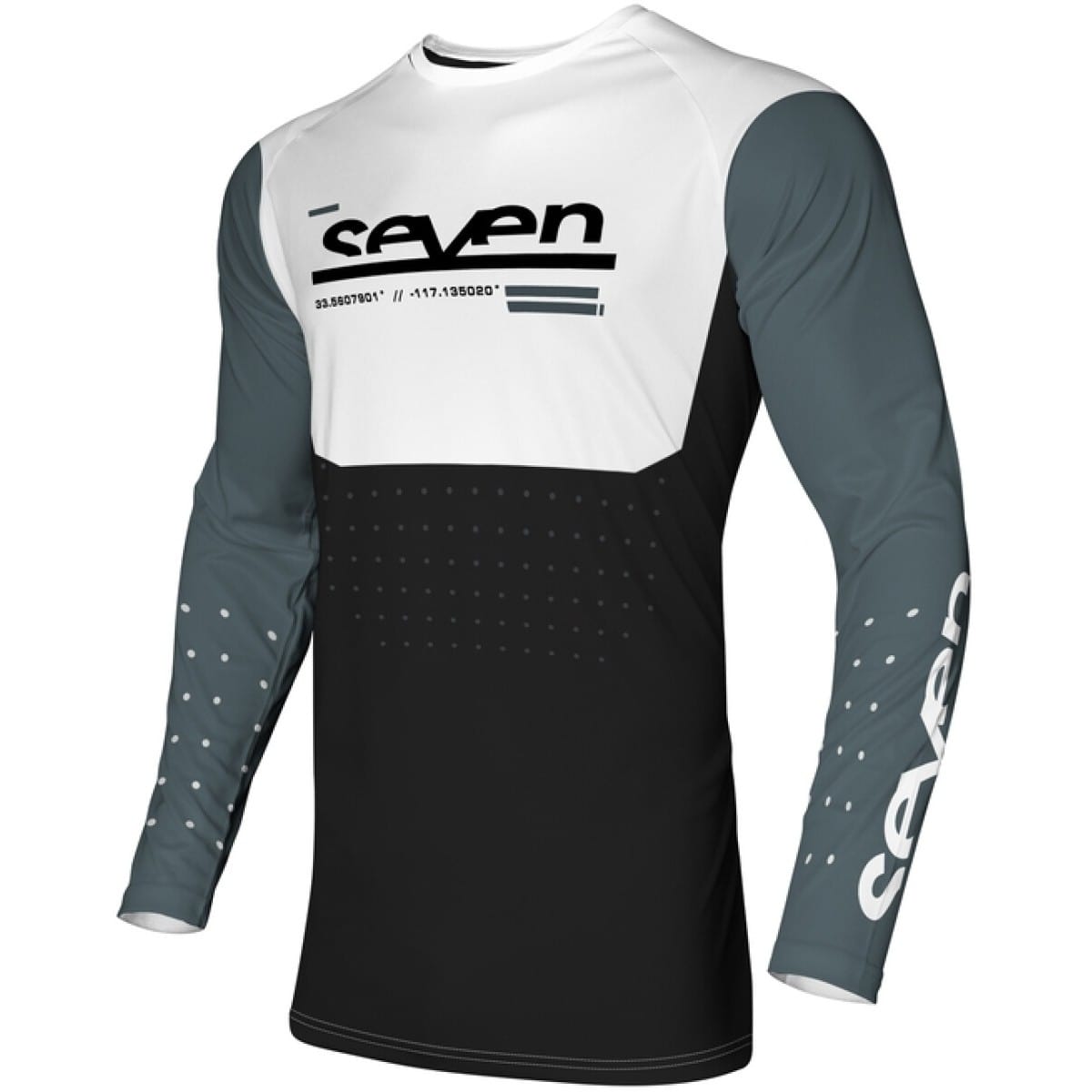 MAILLOT CROSS SEVEN VOX APERTURE NOIR / 3XL