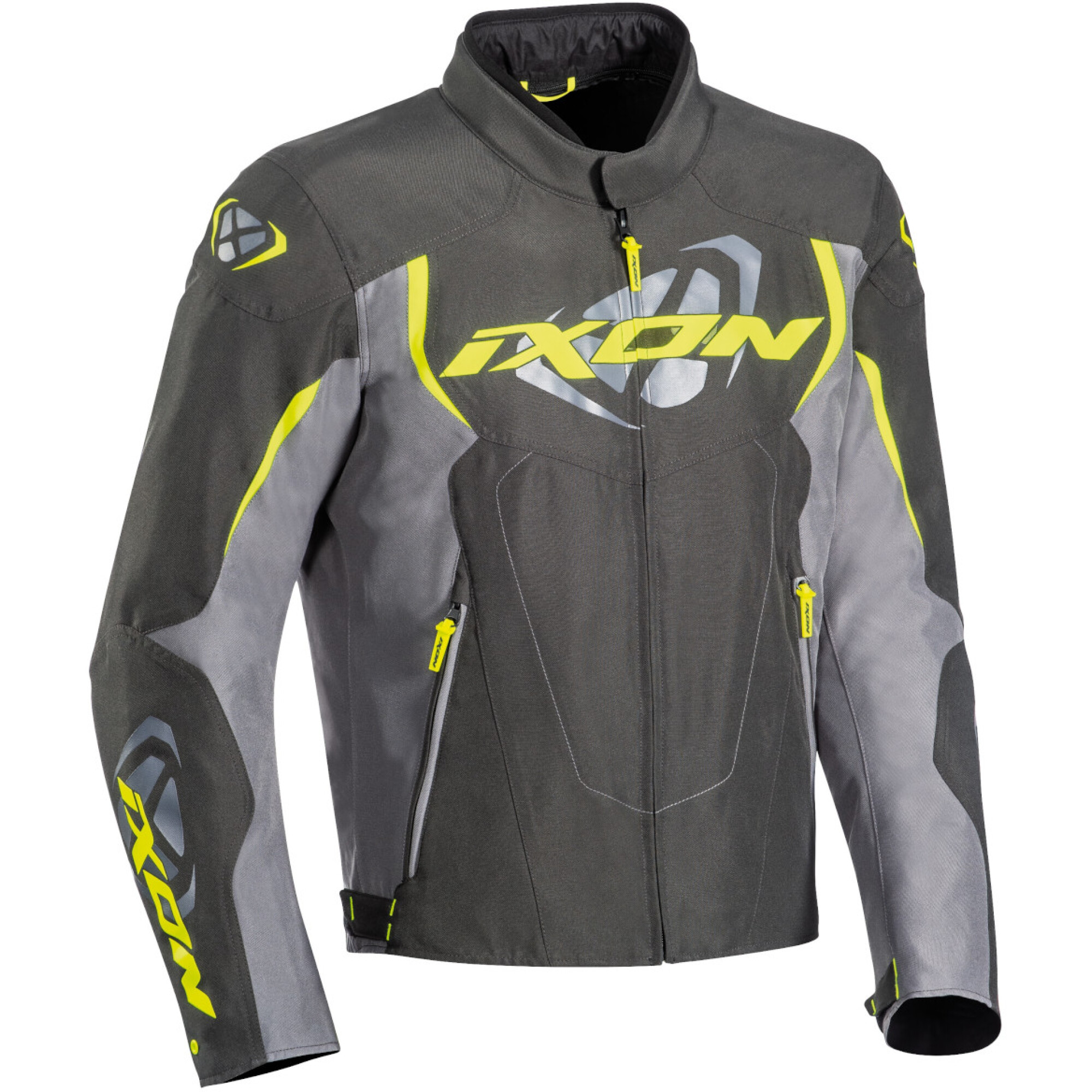 Blouson Ixon Cobra Anthracite Gris Jaune Vif - 2XL