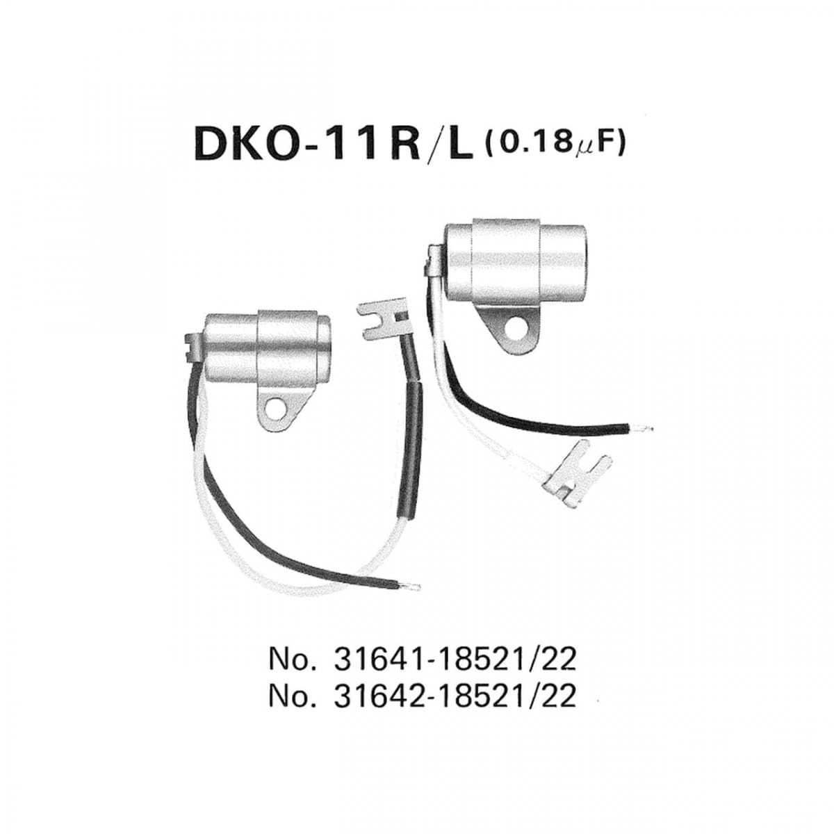 Condensateur côté Droit Tourmax pour Suzuki GT250, T250 70-77, GT500, T350/500 69-77