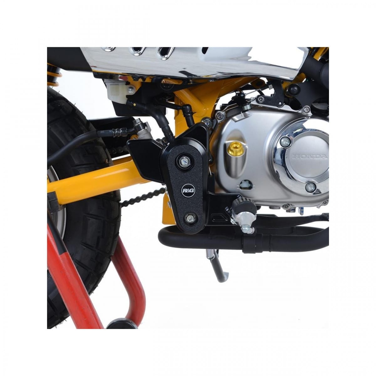 Kit Protection De Cadre R&G Racing Noir (2 Pièces) Honda Monkey