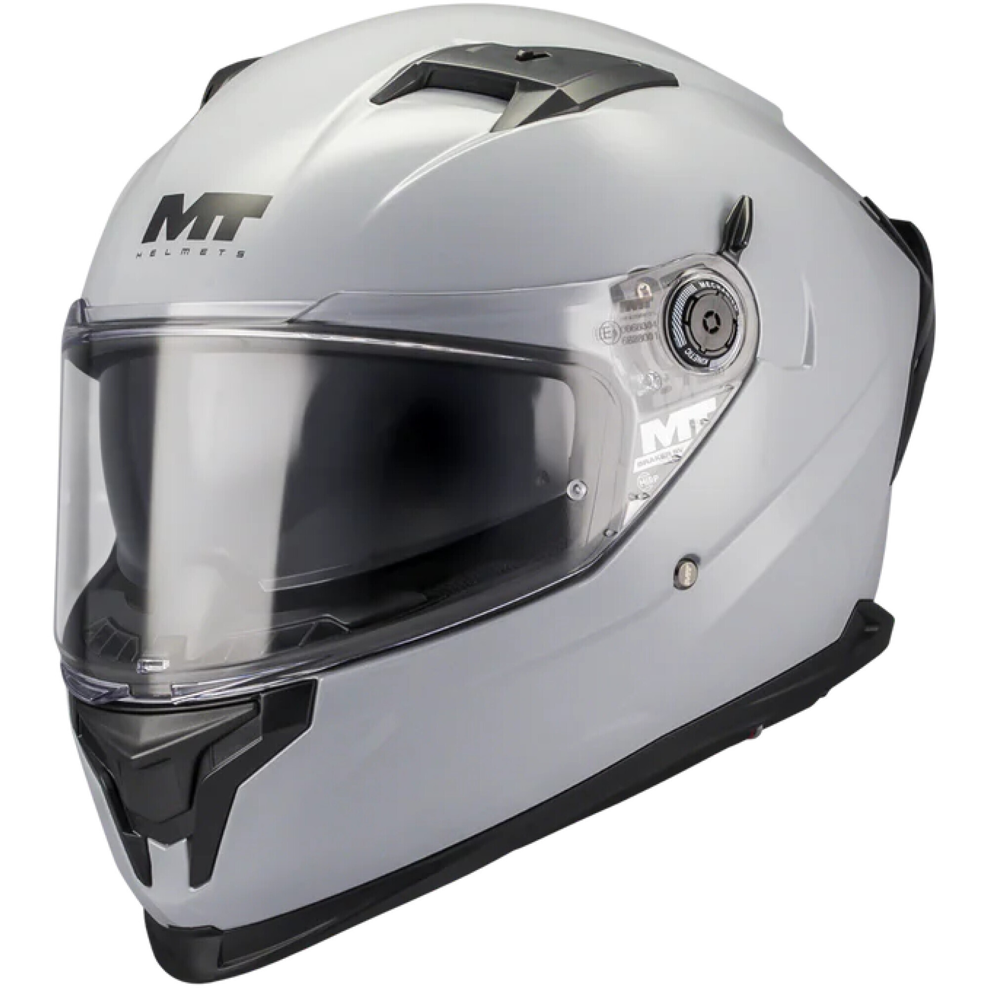 Casque MT Helmets Braker SV Pure A12 Gris - 2XL
