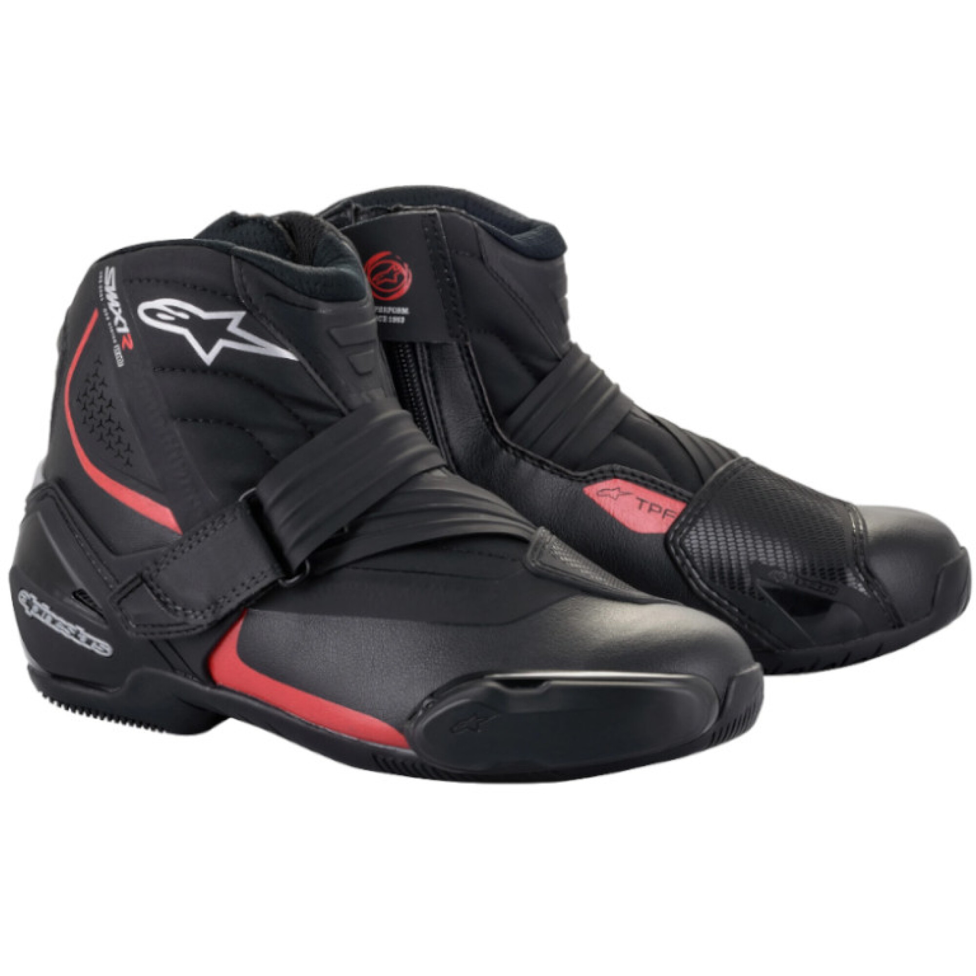 Chaussures Alpinestars SMX-1 R V2 Noir Rouge - 38