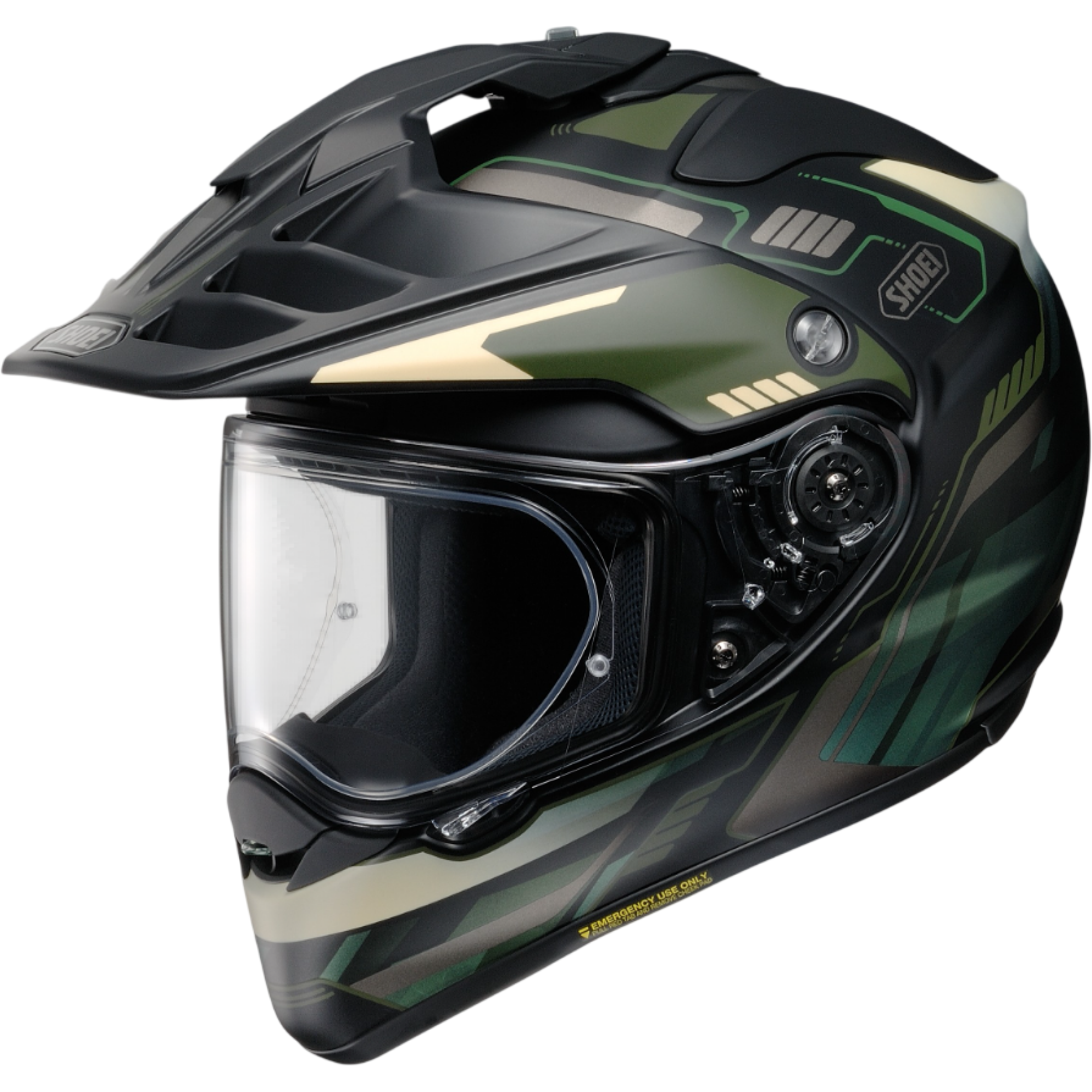 Casque Shoei Hornet ADV 06 Invigorate TC-4 Noir Vert - M