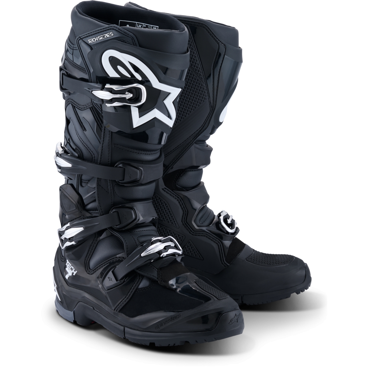 BOTTES ALPINESTARS TECH 7 ENDURO MX26 (10) 44,5/NOIR ANTHRACITE BLANC 140