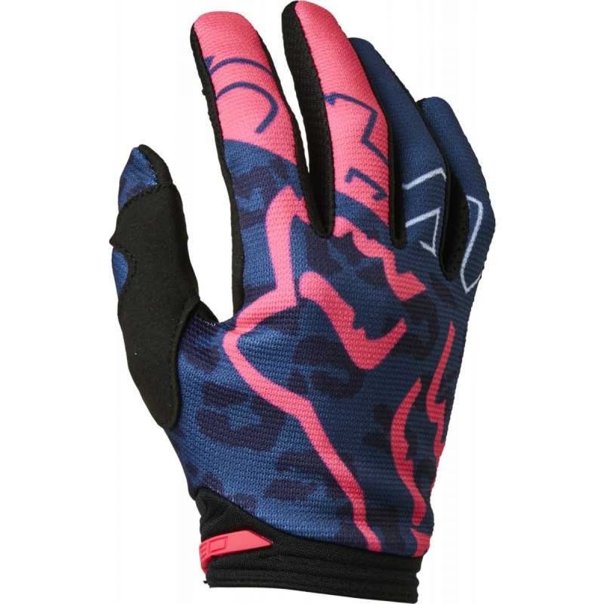 Gants Cross Femme Fox 180 Skew MX22 Noir Rose / L