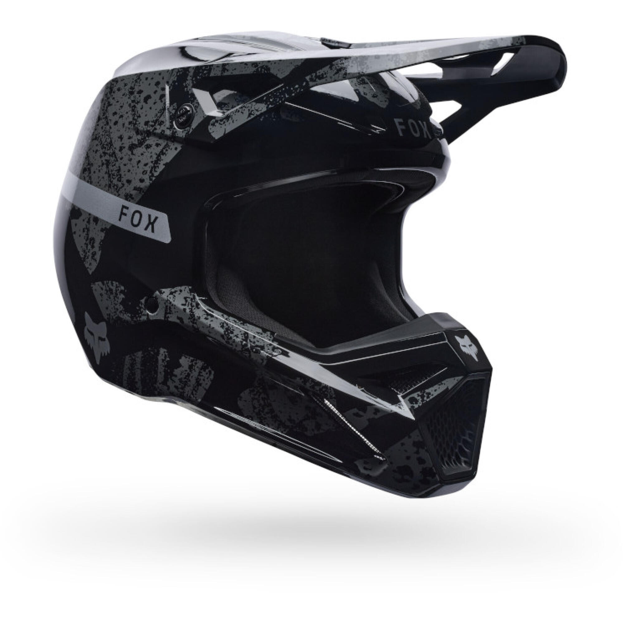 Casque Cross Fox V1 BNKR Camouflage Noir - 2XL