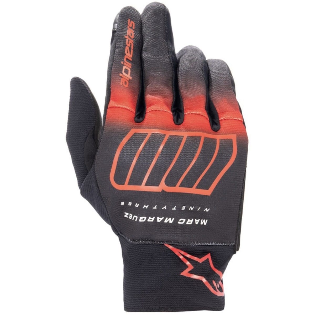 GANTS ALPINESTARS MM93 ARAGON NOIR ROUGE BLANC / 2XL