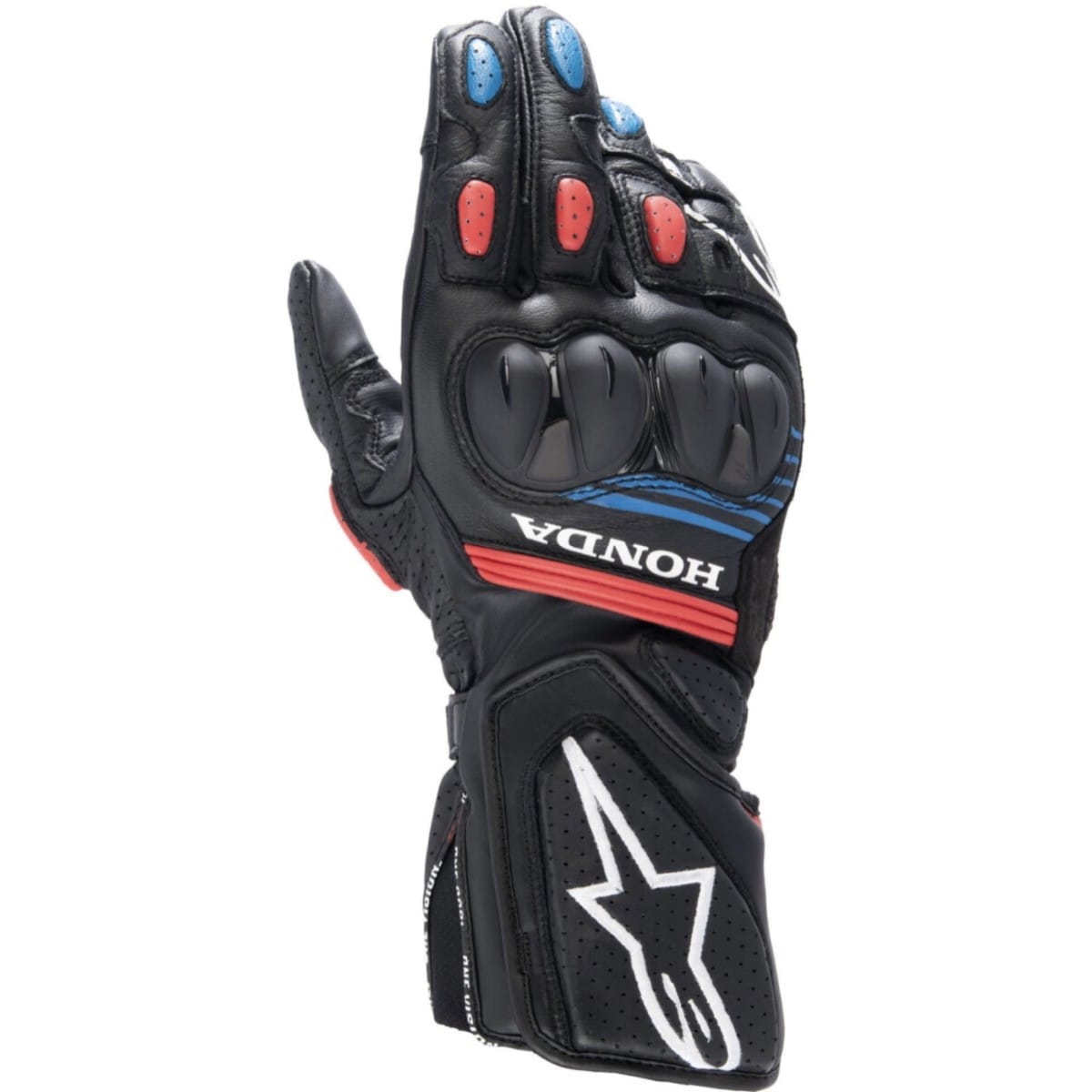 GANTS ALPINESTARS HONDA SP-8 V3 NOIR ROUGE BLEU / 2XL