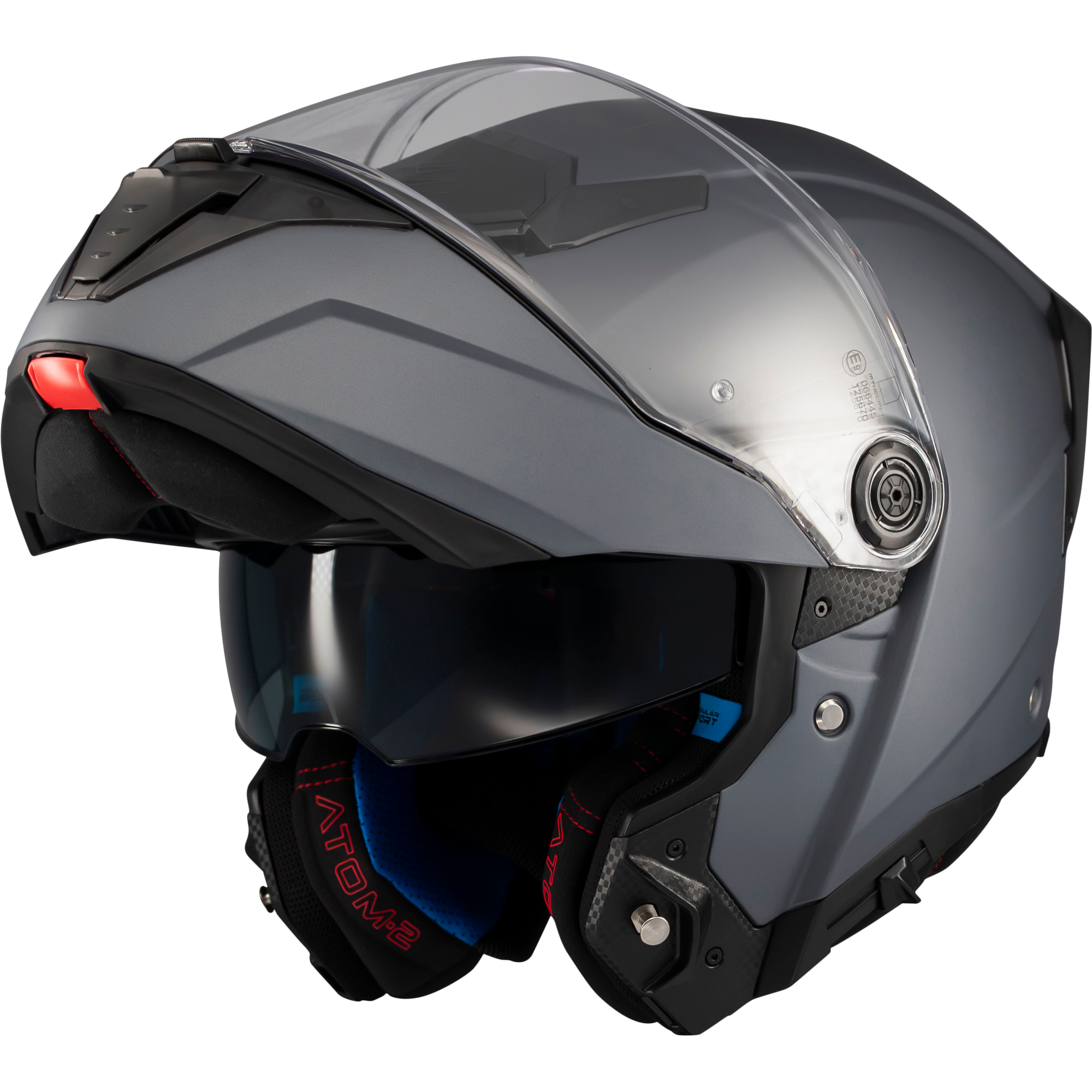 Casque MT Helmets Atom 2 SV Pure A2 Gris - 2XL