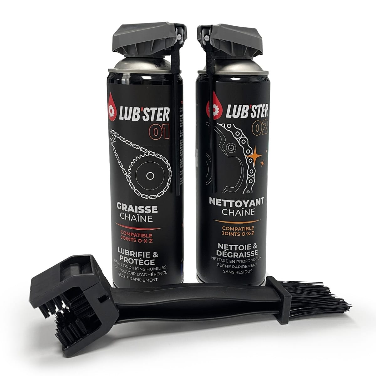 PACK ENTRETIEN CHAINE EXPLORER LUB'STER ROAD 500ML