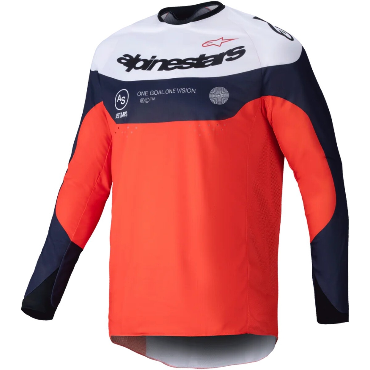 MAILLOT ALPINESTARS ENDURO PRO-DURA MX26 L/ORANGE BLEU 7162