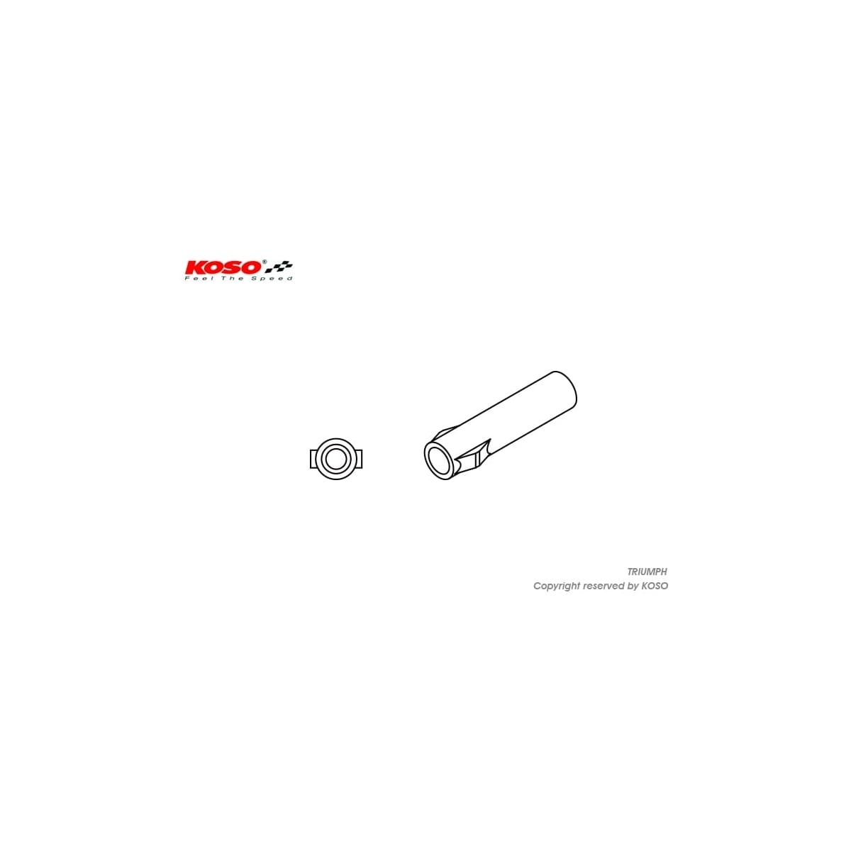 Adaptateur Clignotant Koso Triumph