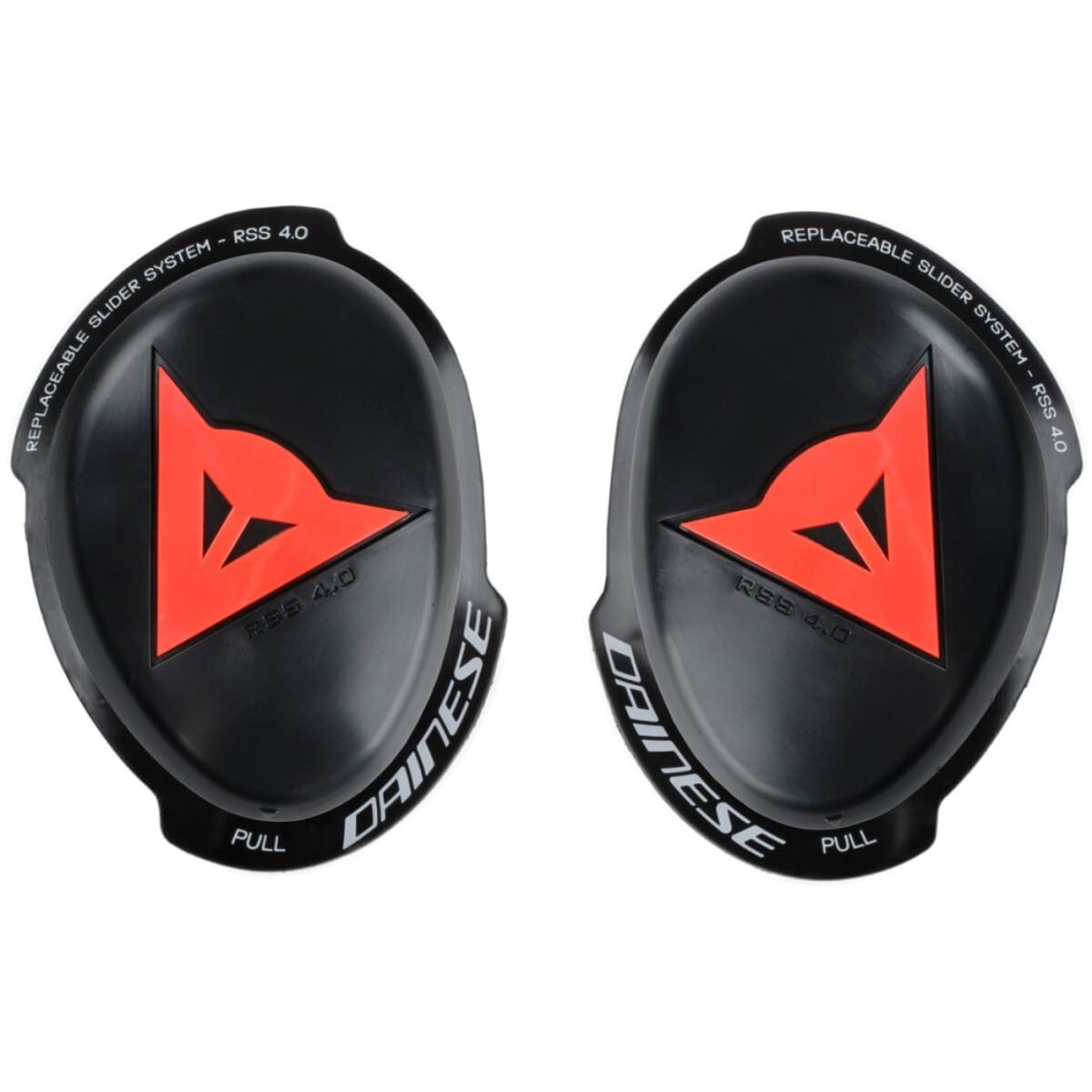 KIT COMPLET SLIDERS GENOUX DAINESE RSS 4.0 NOIR ROUGE FLUO (628)