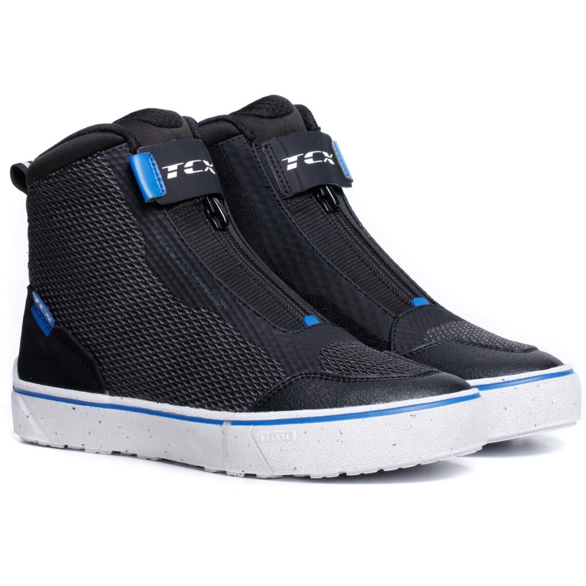 BASKETS LADY TCX IKASU 2 AIR NOIR ELECTRIC BLEU / 38