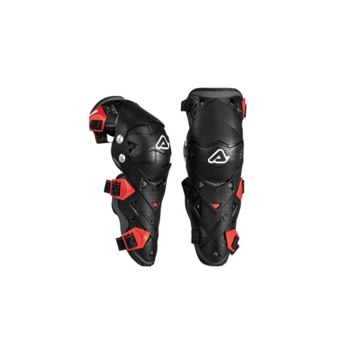 GENOUILLERES ACERBIS KID IMPACT EVO NOIR/ROUGE