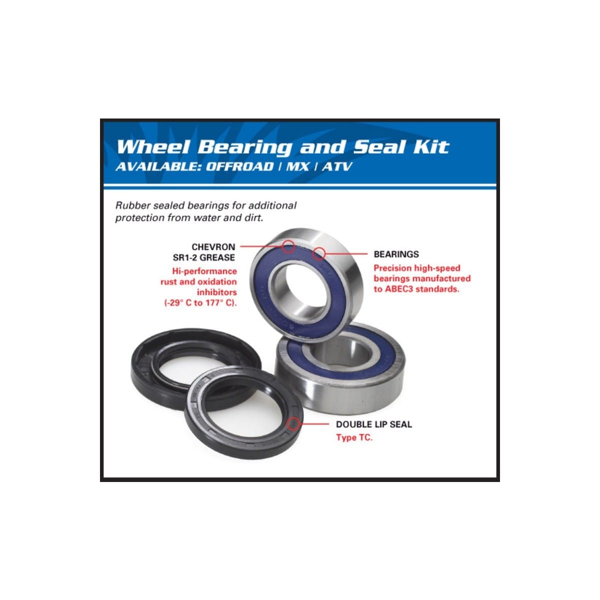 Kit De Roulements De Roue Avant All Balls 1040058