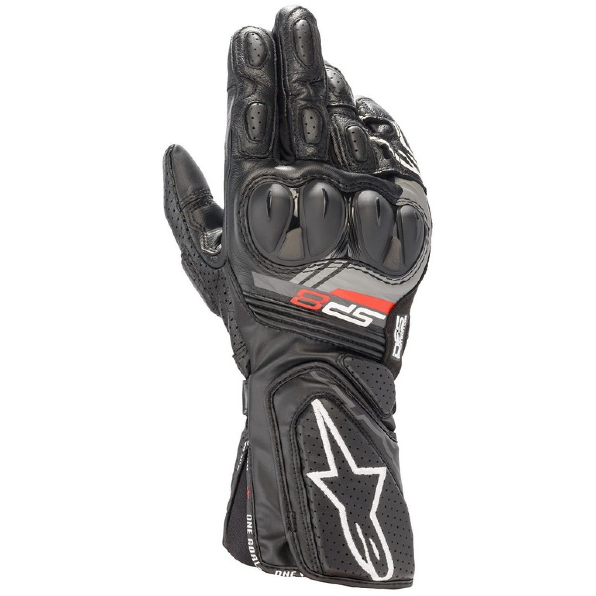 Gants Alpinestars SP-8 V3 Noir Blanc - 2XL