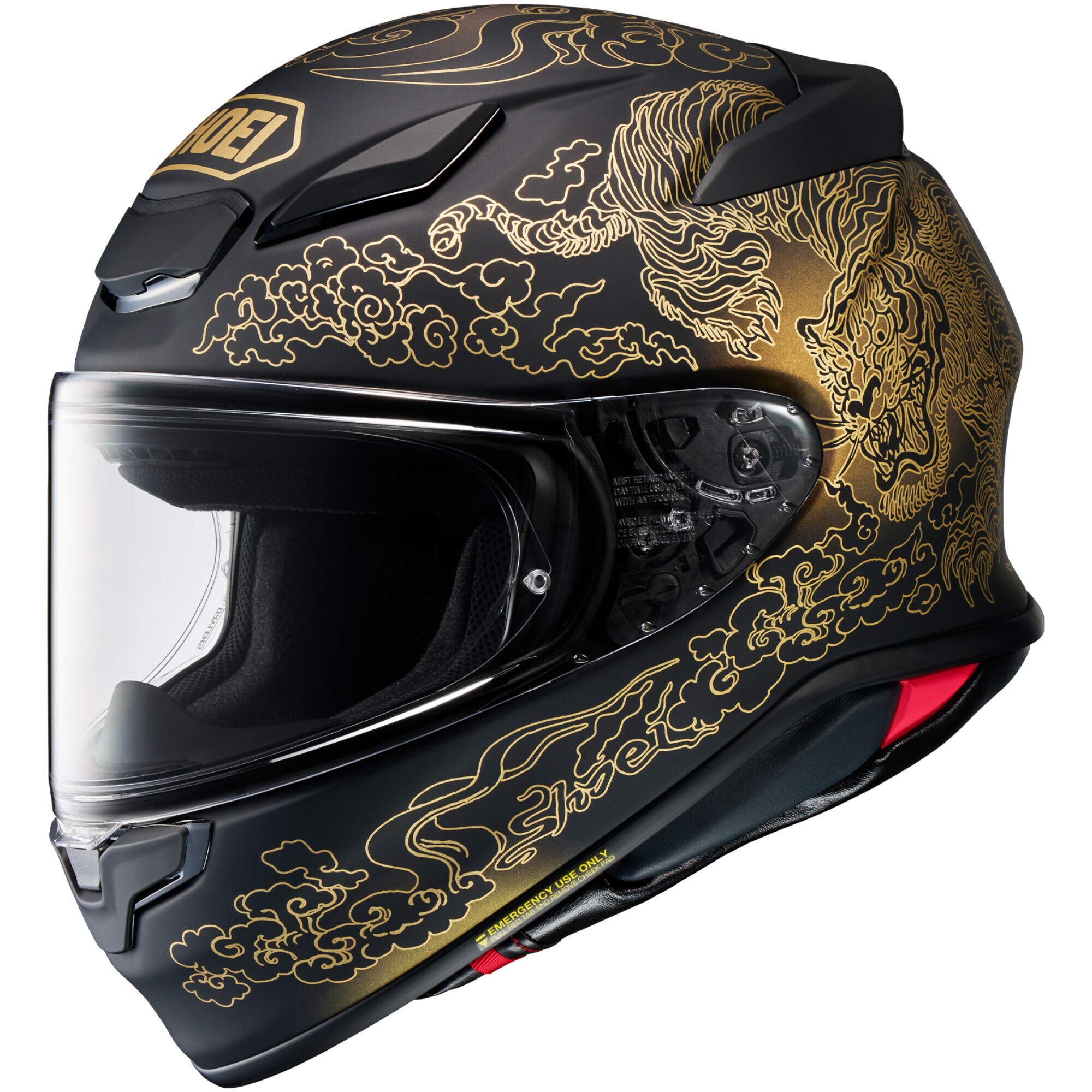 Casque Shoei NXR2 Fearless TC5 Noir Or - 2XL