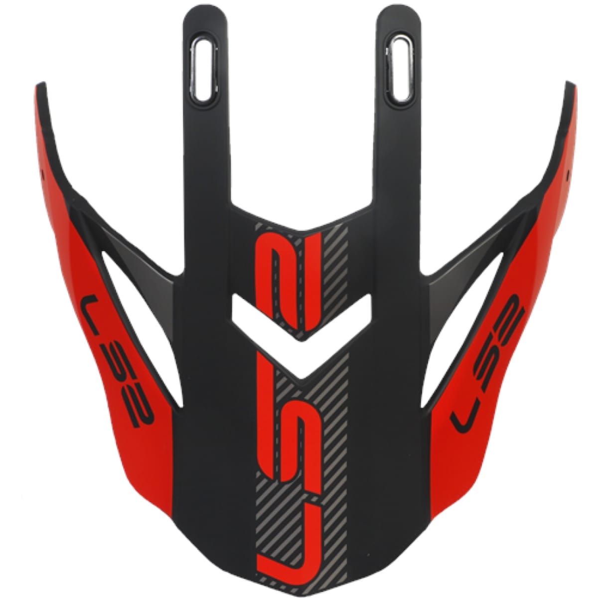 Casquette Casque LS2 MX436 Evo Adventurer Noir Rouge