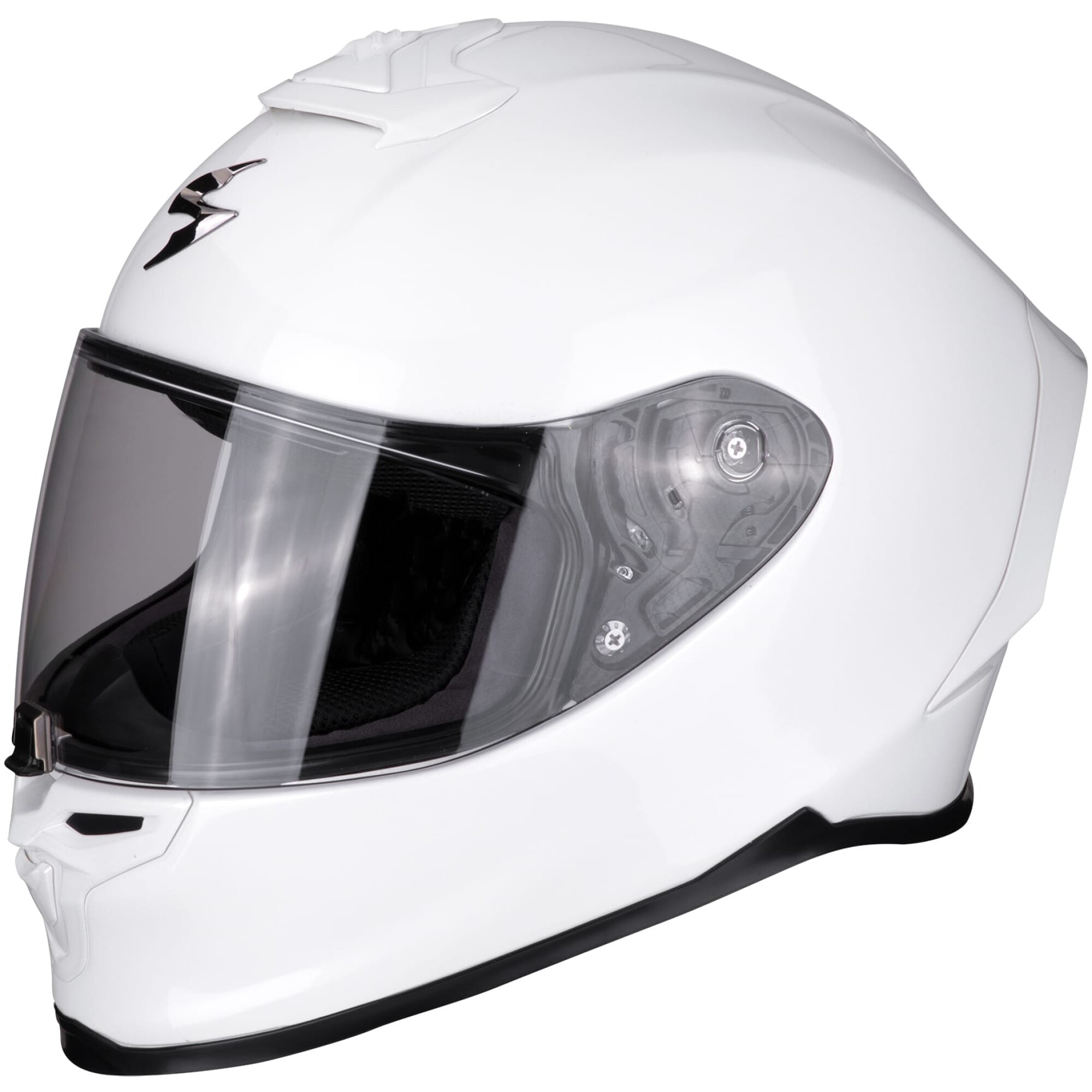 Casque Scorpion Exo-R1 Air Solid Blanc Perle - M