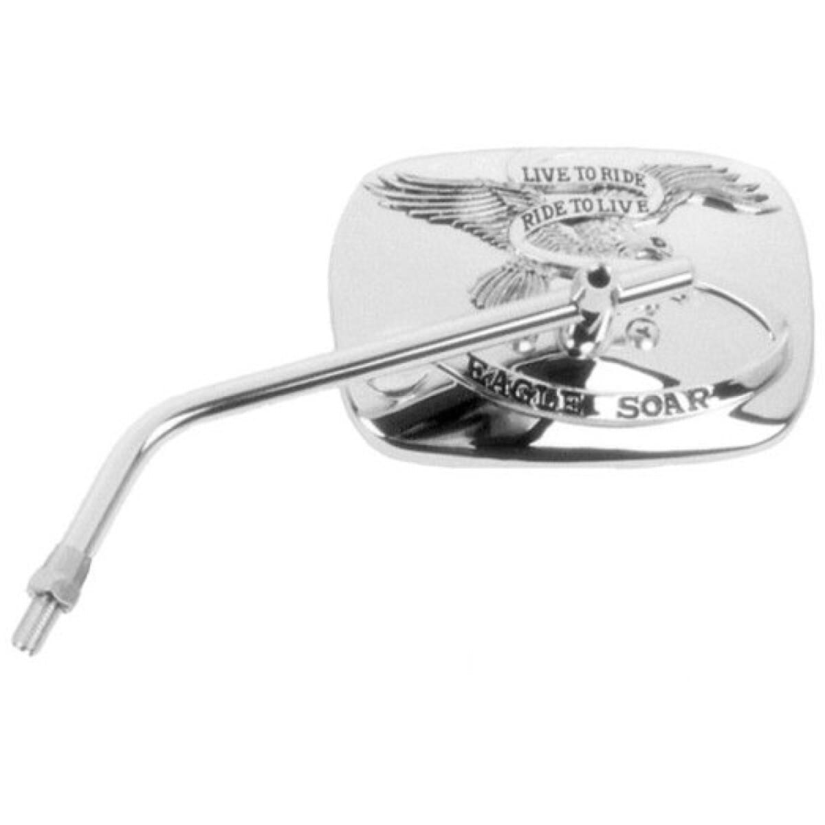 RÉTROVISEUR HERT CUSTOM DROITE/GAUCHE CHROME