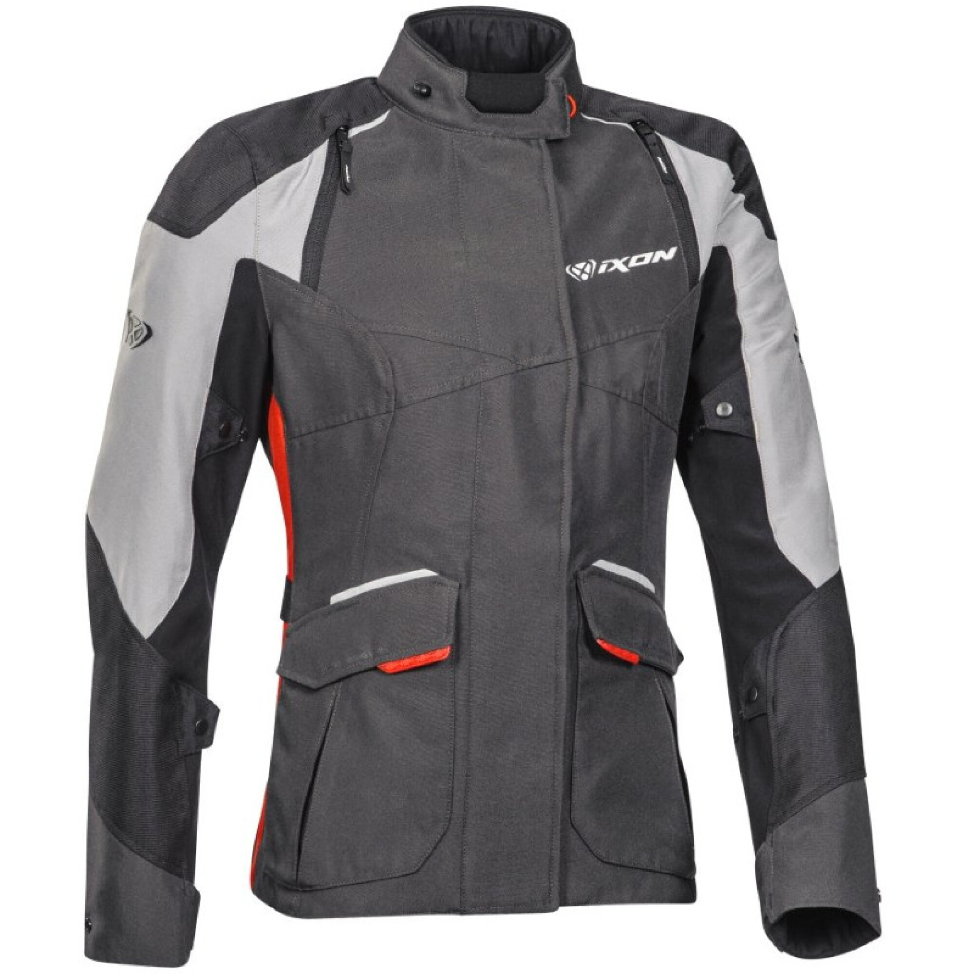 Veste Femme Ixon Lady Balder Noir Gris Rouge - 2XL