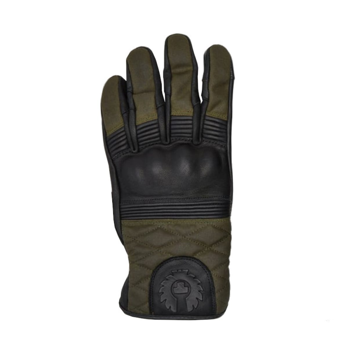 GANTS BELSTAFF HAMPSTEAD WAX NOIR KAKI / 2XL