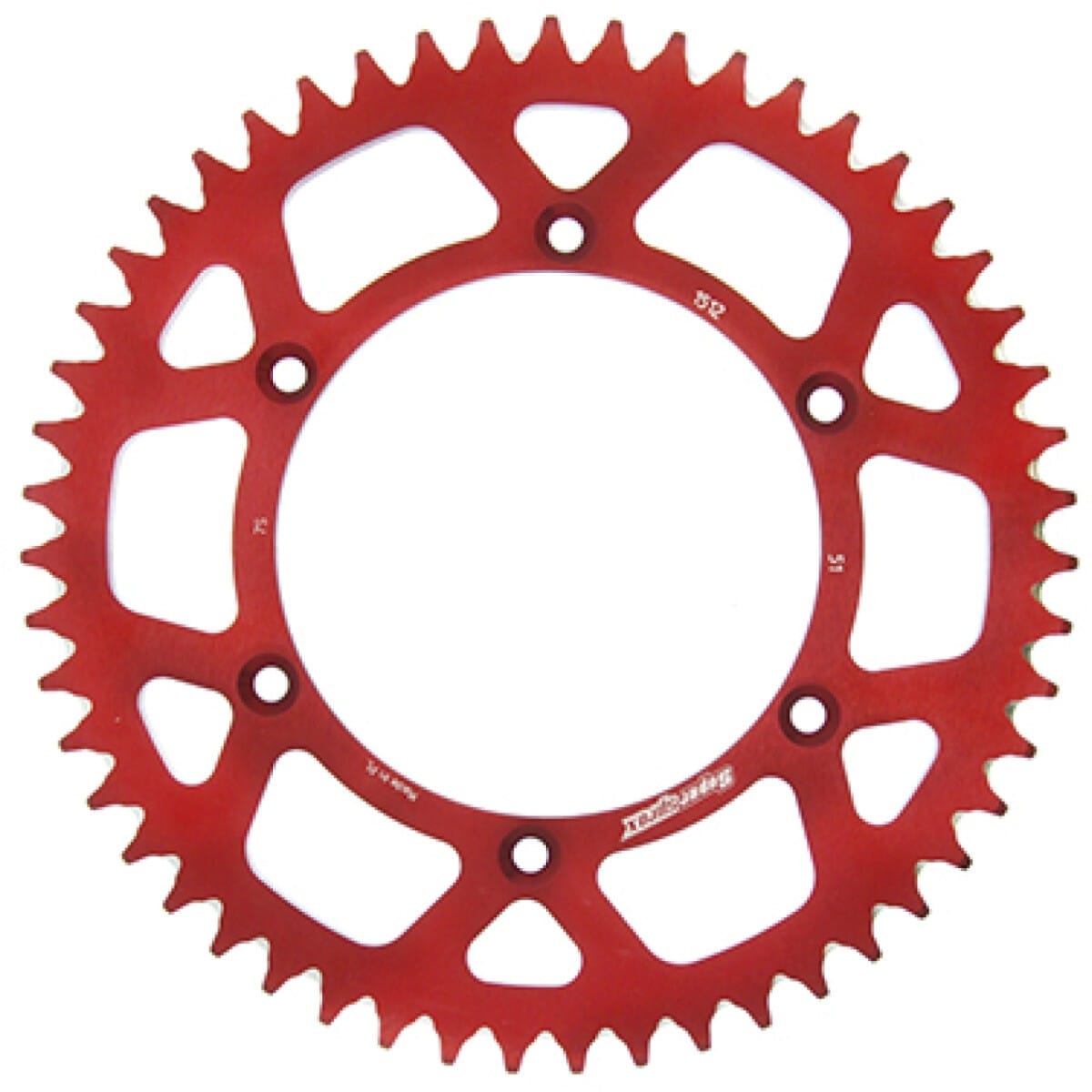 Couronne Alu Supersprox Ral-1512:51 Rouge