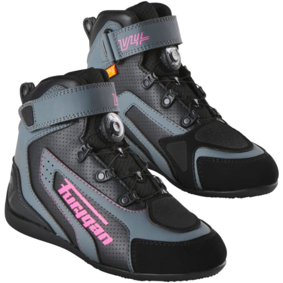 BASKETS LADY FURYGAN V4 EASY D3O LADY VENTED NOIR ROSE / 36