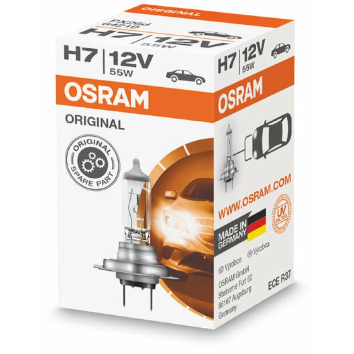 Ampoule Osram Original Line H7 12V/55W