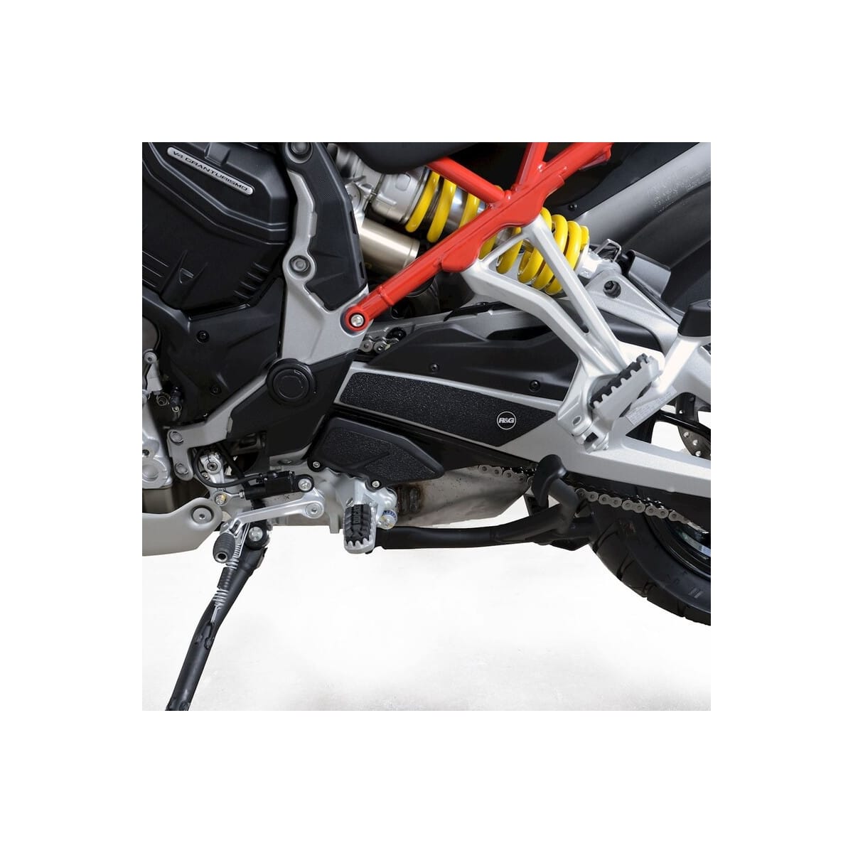 Kit Protection De Cadre R&G Racing Cadre/Bras Oscillant 3 Pièces Ducati Multistrada V4S Noir