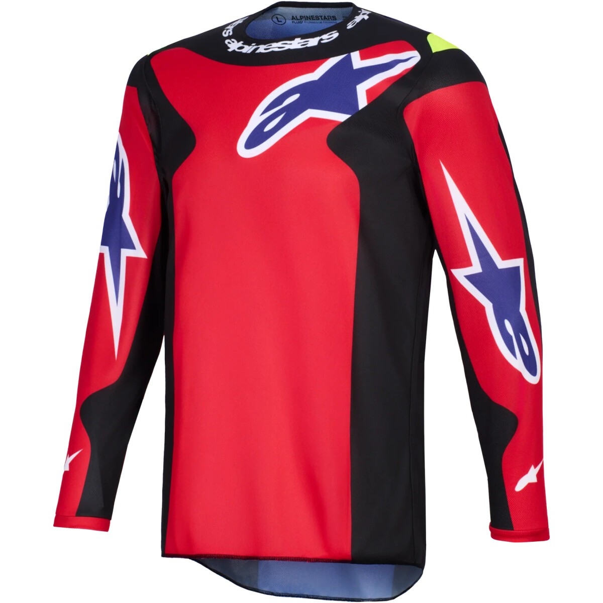 MAILLOT ALPINESTARS FLUID GRID MX26 L/ROUGE VIOLET NOIR 3176