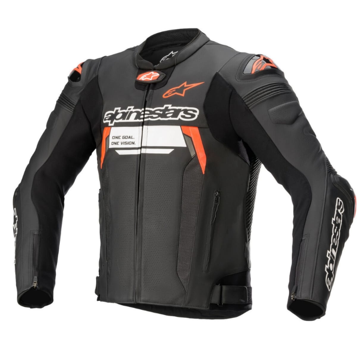 Blouson Alpinestars Missile V2 Ignition Noir Rouge Fluo