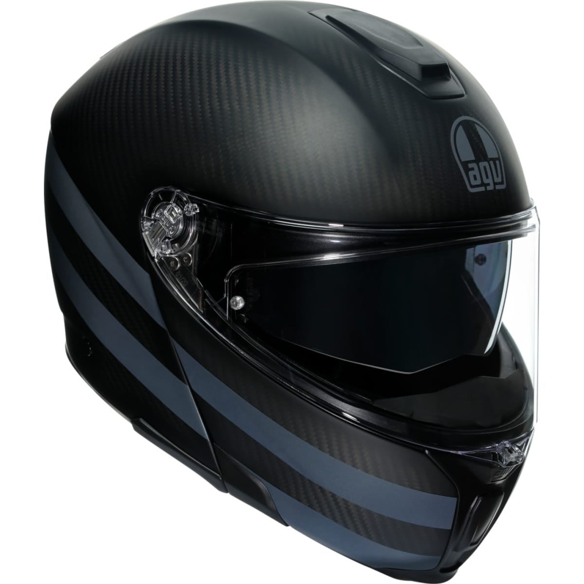 Casque AGV Sportmodular Multi MPLK Carbone Noir / XS