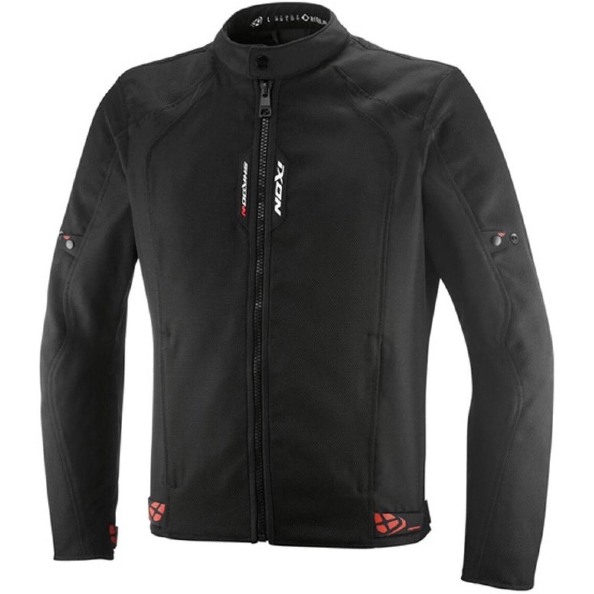 Blouson Ixon Shadow Noir Blanc Rouge Vif - 2XL
