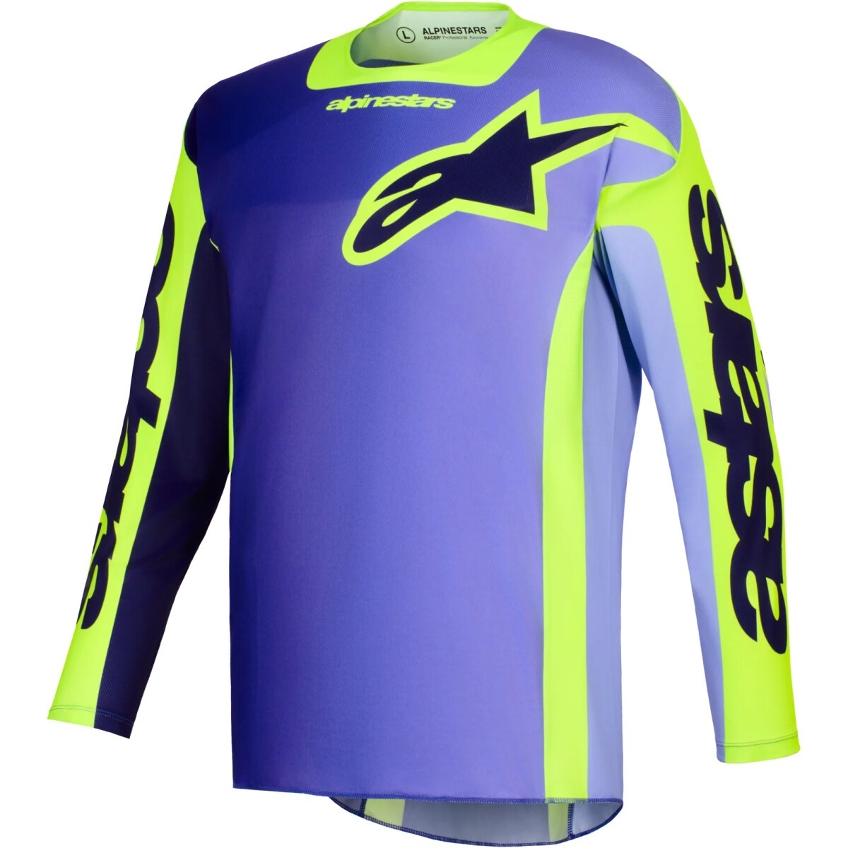 MAILLOT ALPINESTARS RACER PORTL MX26 L/VIOLET JAUNE FLUO 3175