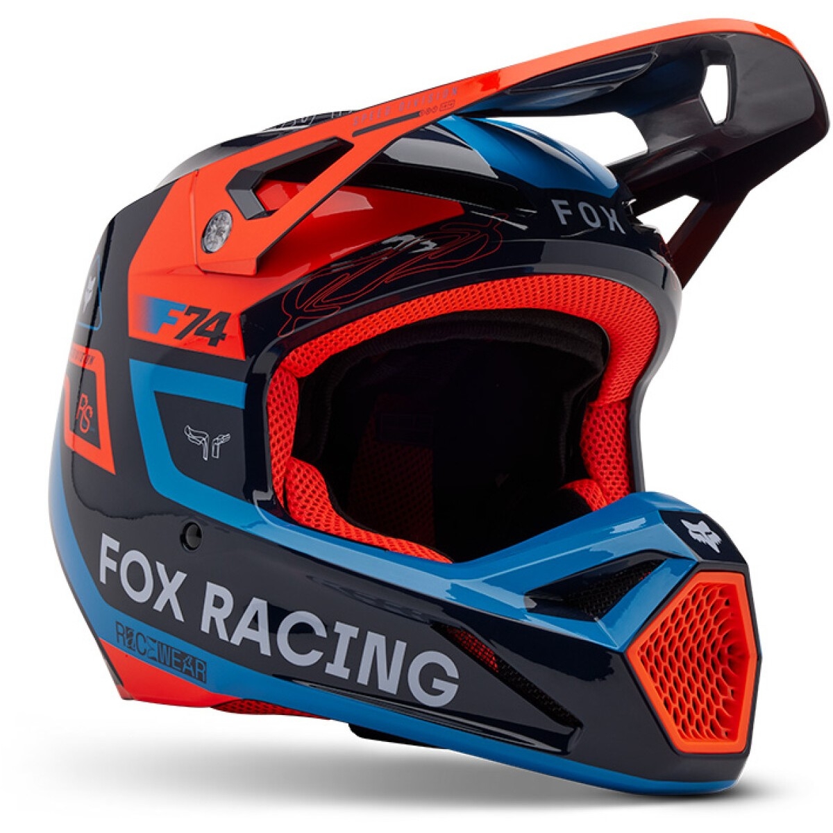 CASQUE FOX KID 180 RACE SPEC MX25 YM/MIDNIGHT